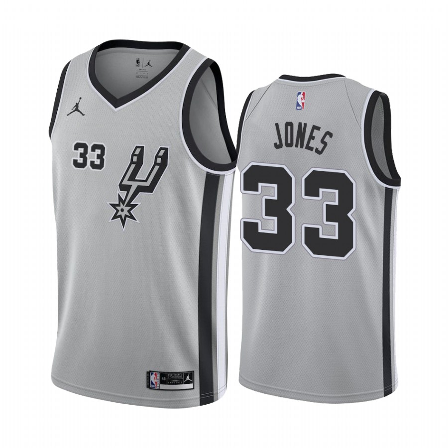 Tre Jones San Antonio Spurs  Sliver Statement Jersey Draft