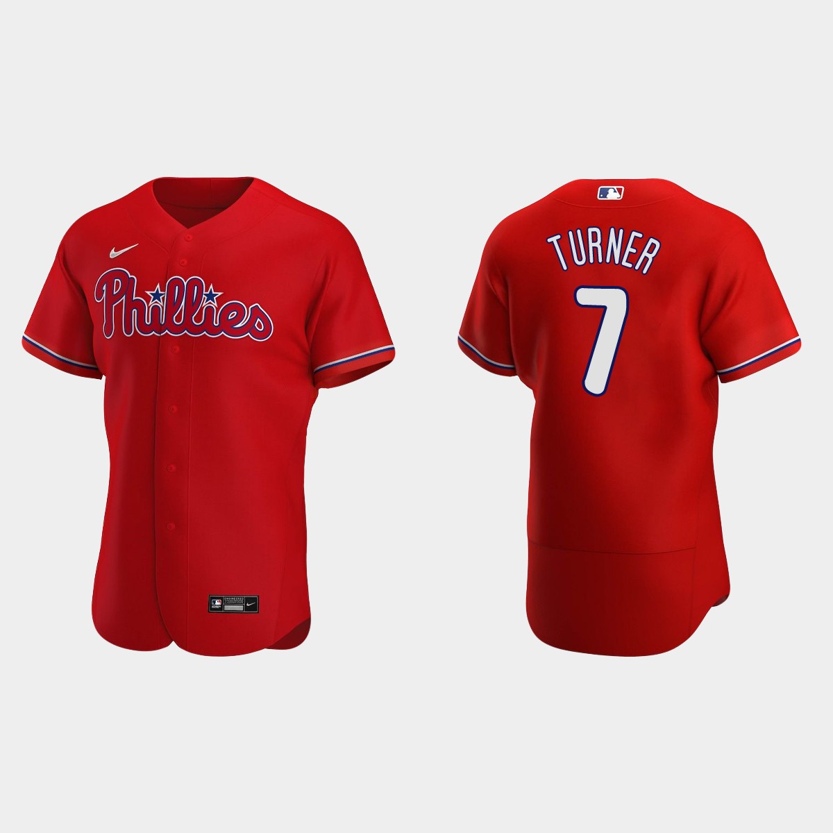 Trea Turner Philadelphia Phillies Alternate Jersey - Red