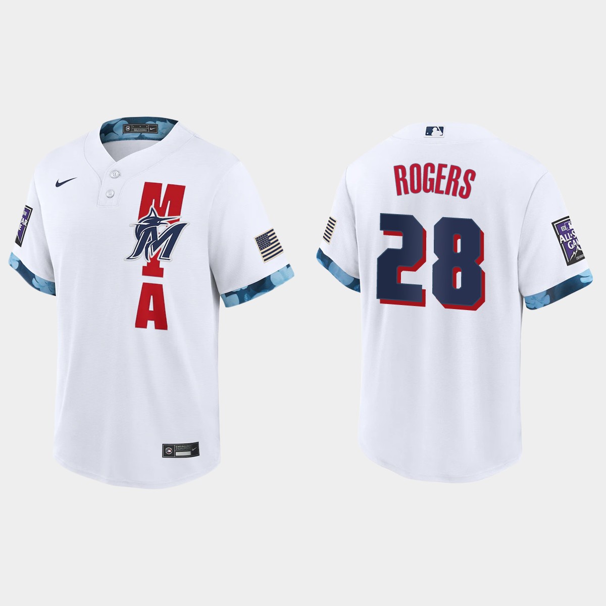 Trevor Rogers Miami Marlins  All-Star Game Jersey - White