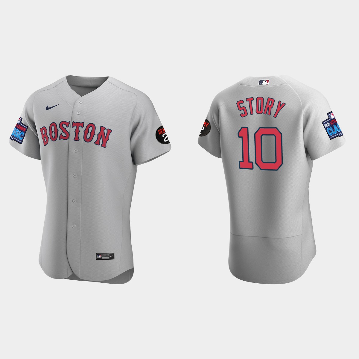 Trevor Story Boston Red Sox Little League Classic Jersey - Gray