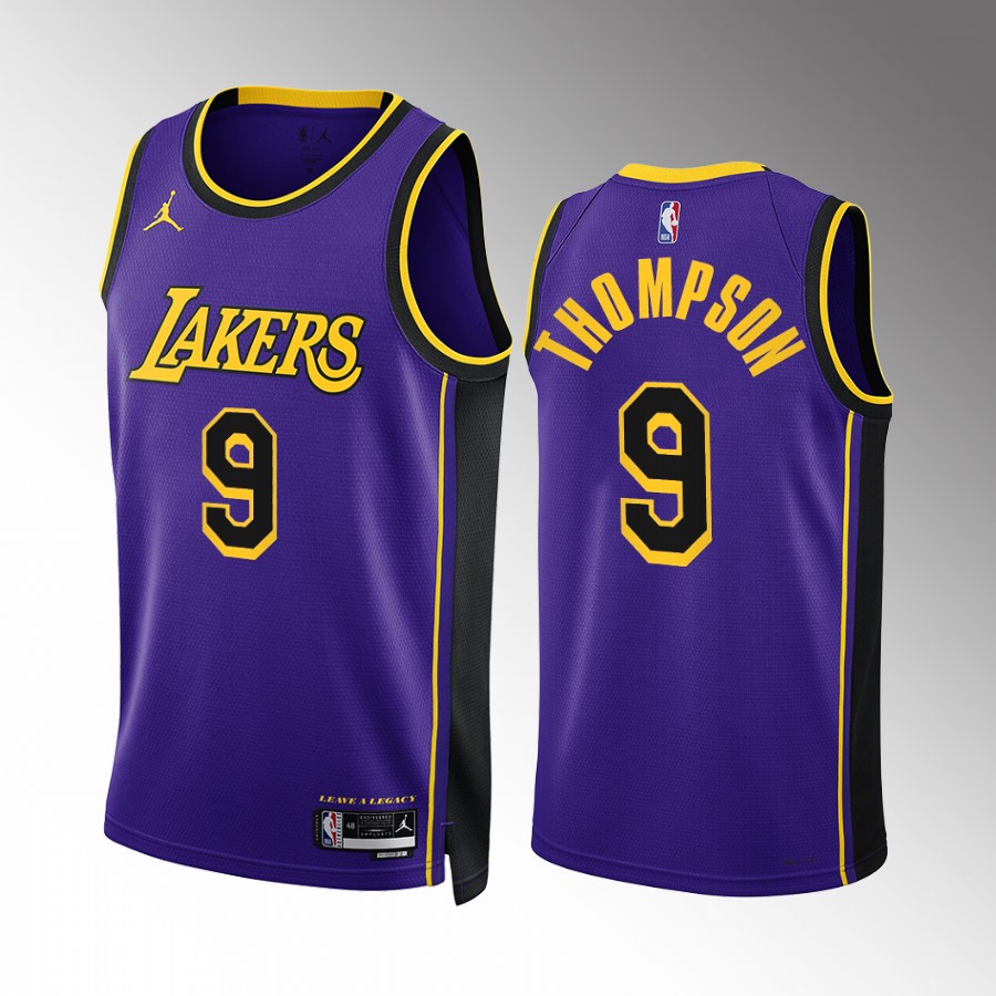 Tristan Thompson Los Angeles Lakers #9 Purple Jersey Statement Edition Swingman