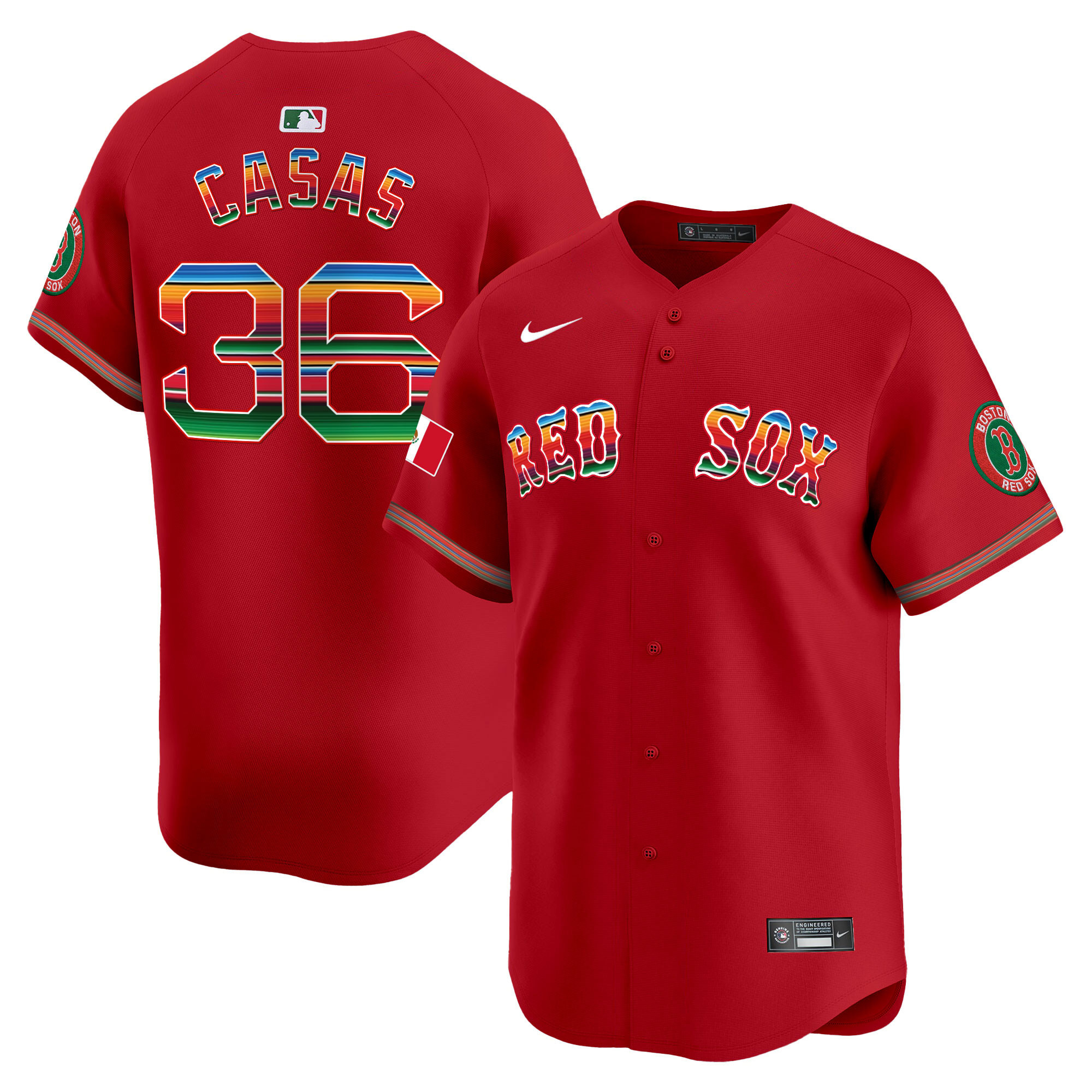 Triston Casas Men's Boston Red Sox Mexico Vapor Premier Limited Jersey - All Stitched