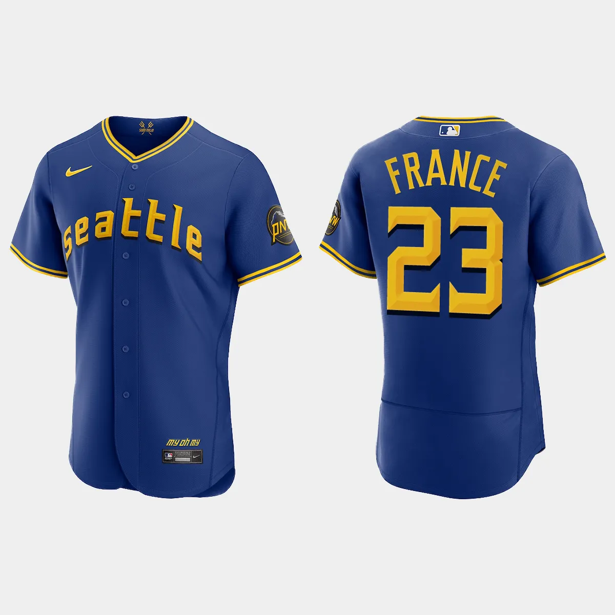 Ty France Seattle Mariners City Connect Jersey - Royal