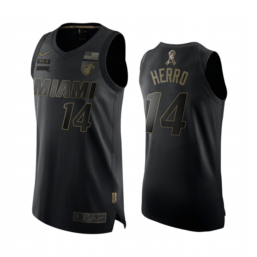 Tyler Herro Miami Heat Salute To Service Black Limited Jersey