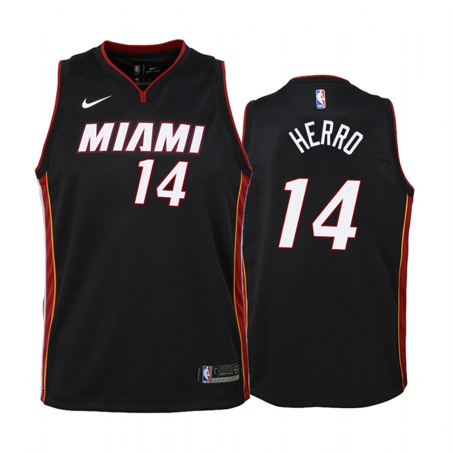 Tyler Herro Miami Heat Black Icon  Jersey - Youth