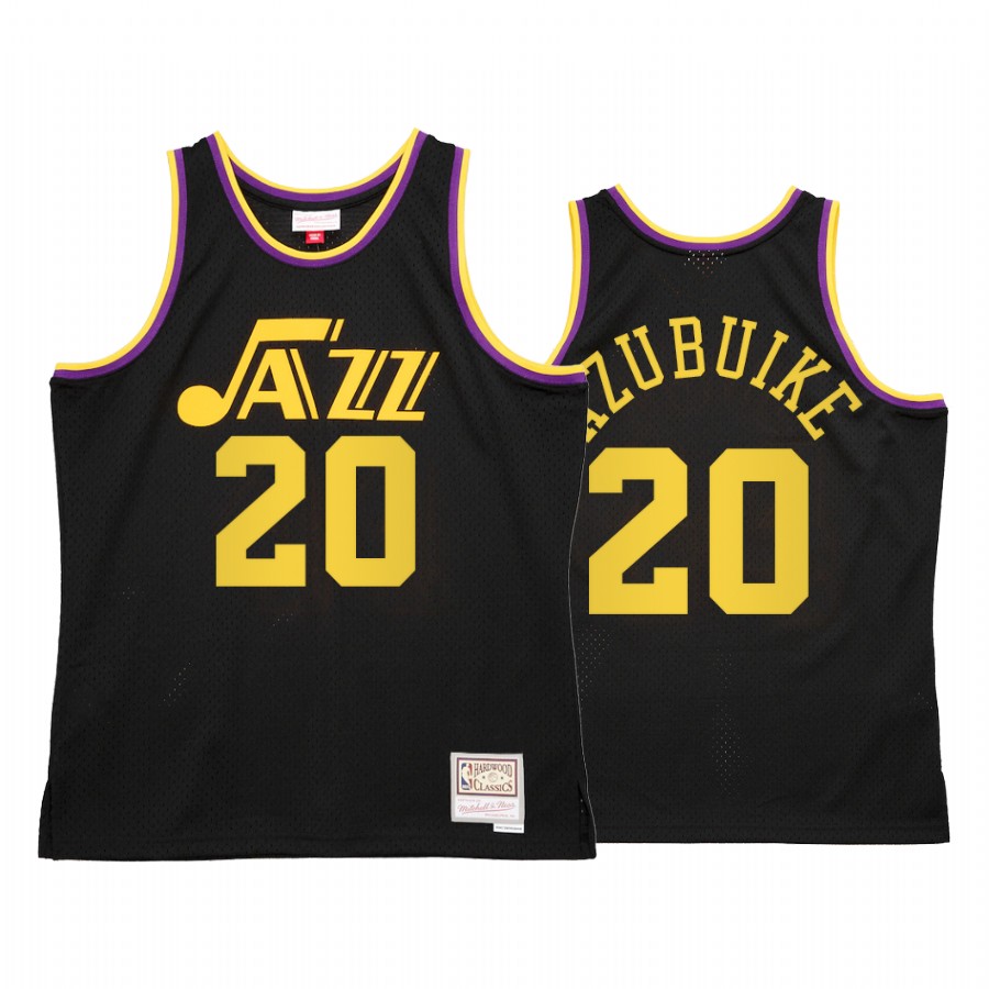 Udoka Azubuike #20 Utah Jazz Reload 2.0 Jersey Black