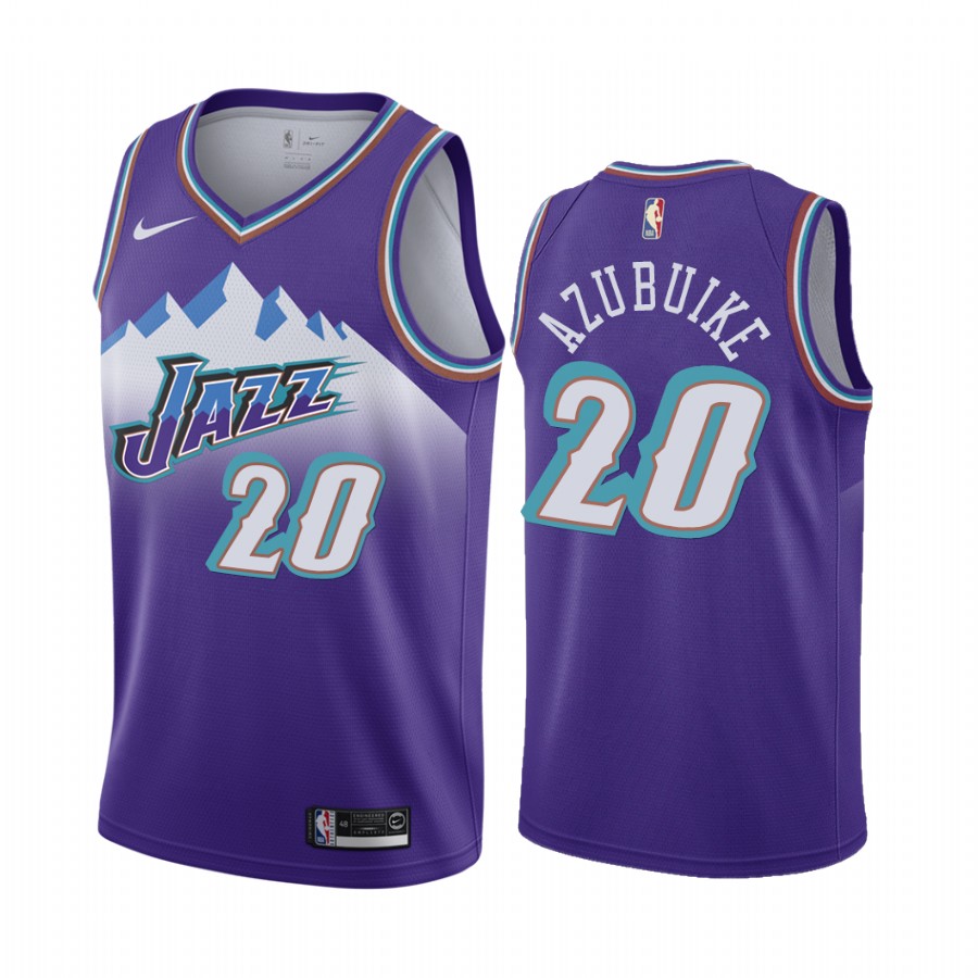 Udoka Azubuike Utah Jazz  Purple Classic Jersey Draft