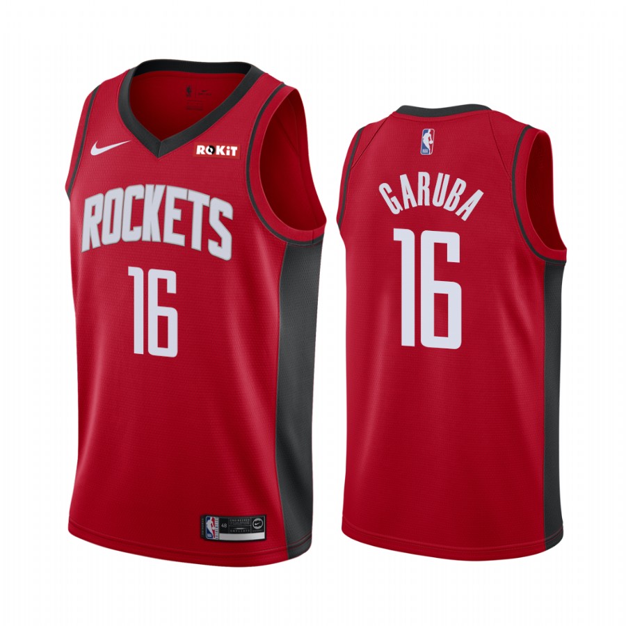 Usman Garuba  Draft Houston Rockets Icon Edition Jersey Red