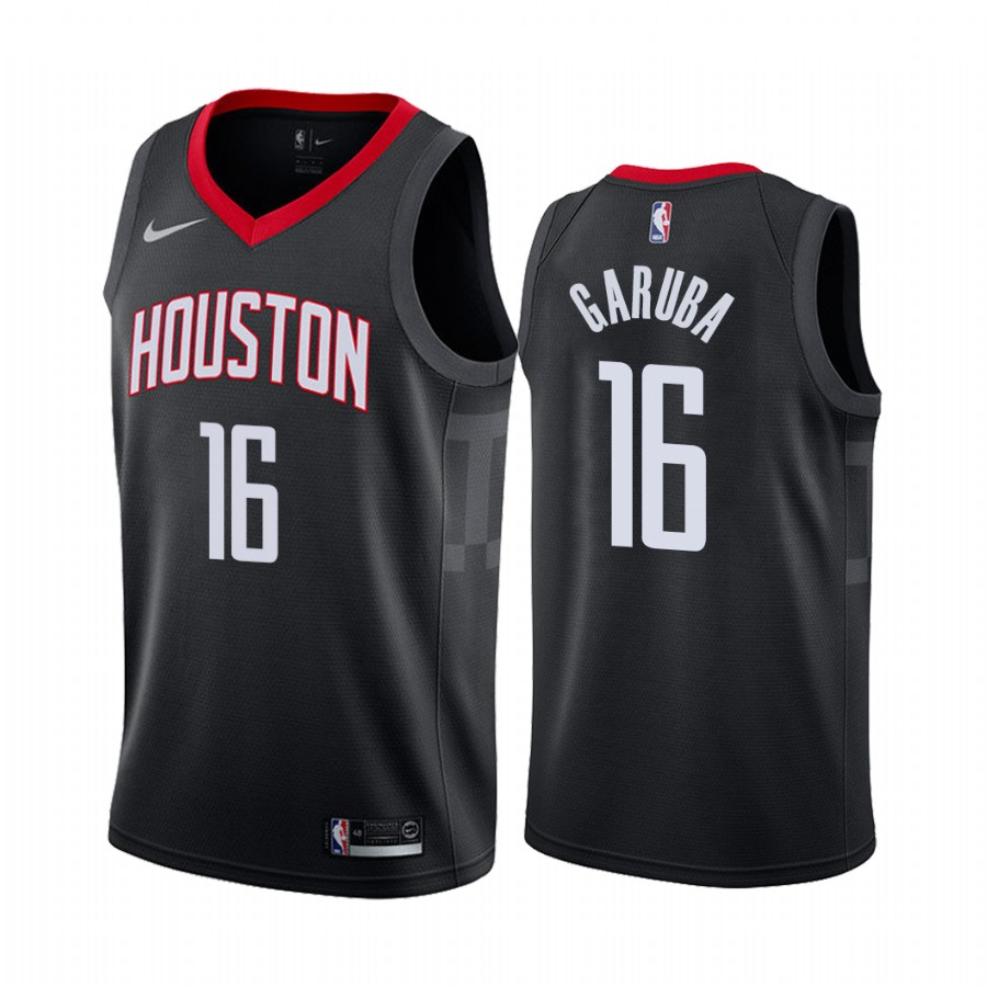 Usman Garuba  Draft Houston Rockets Statement Edition Jersey Black