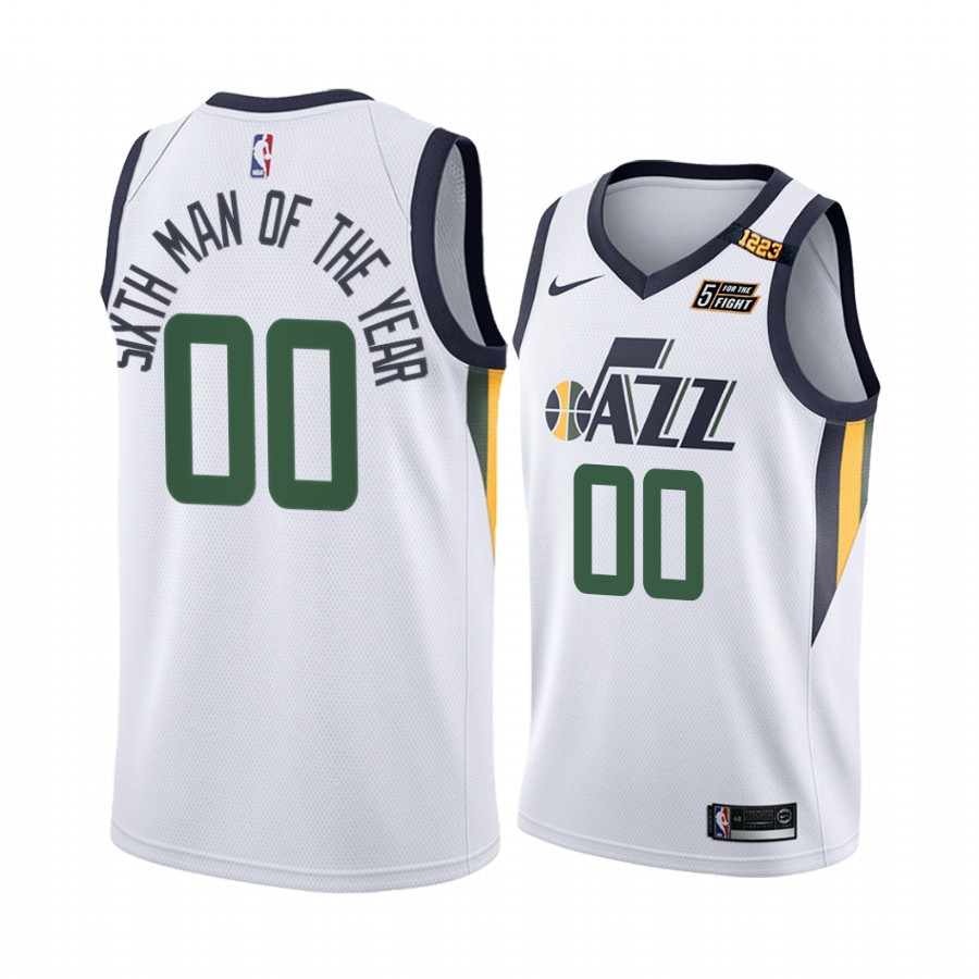 Utah Jazz Jordan Clarkson White  Sixth Man of the Year Jersey Awards