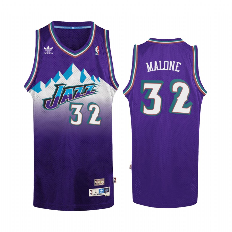 Utah Jazz Karl Malone #32 Purple Soul Jersey