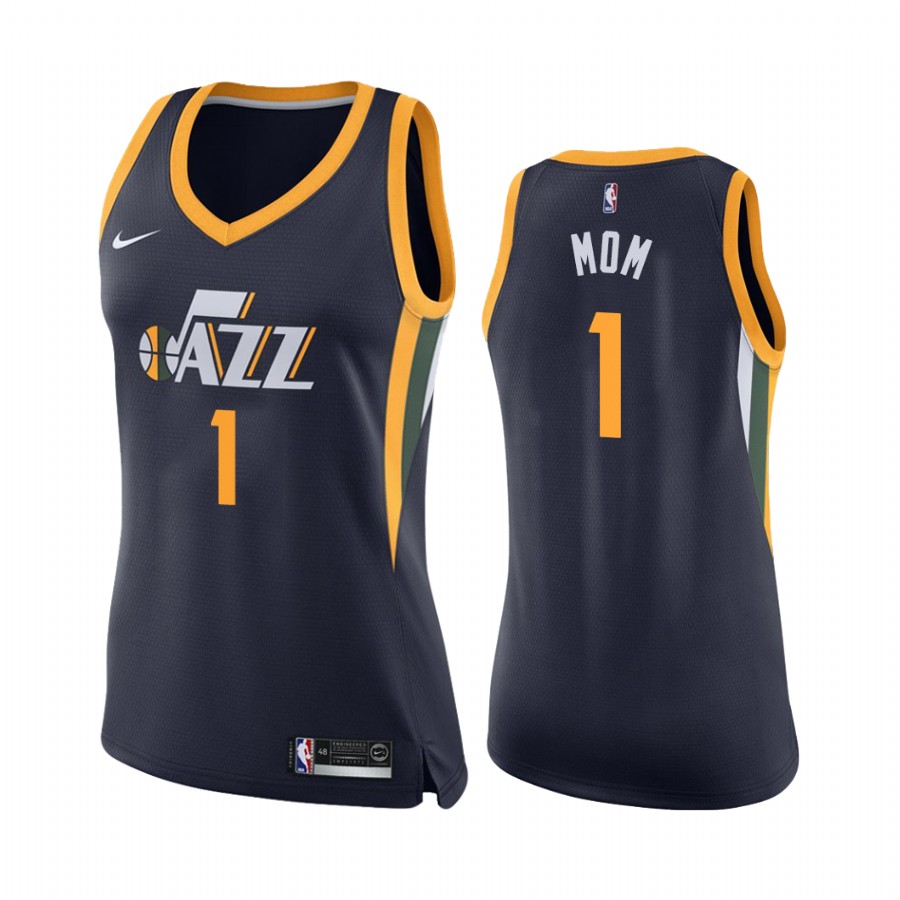 Utah Jazz Navy NO.1 Mom Jersey  Mothers Day Women