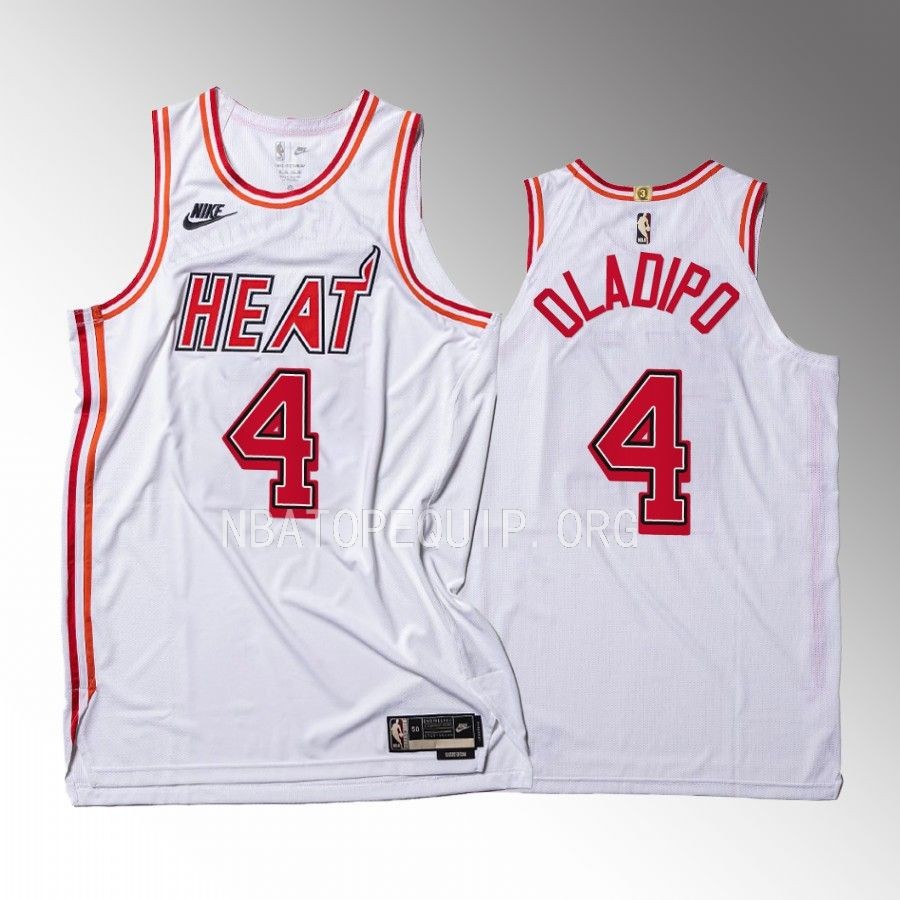 Victor Oladipo Miami Heat 35th Classic Edition #4 Jersey White