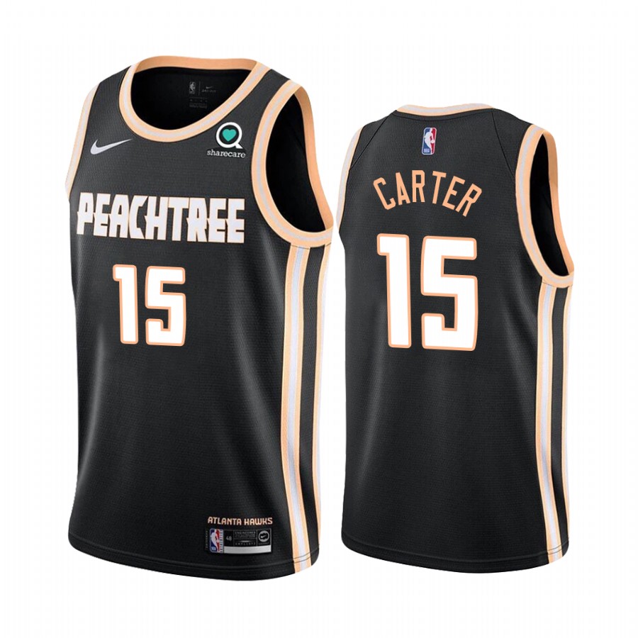 Vince Carter Atlanta Hawks City Black Jersey