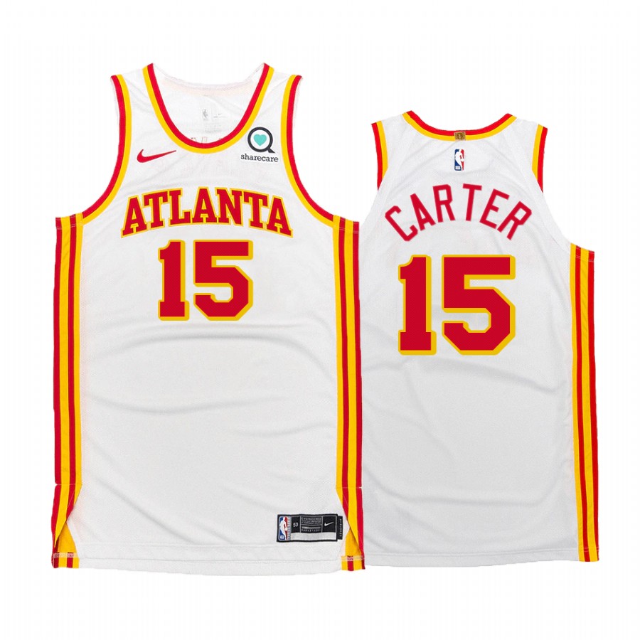 Vince Carter Atlanta Hawks White Association  Jersey