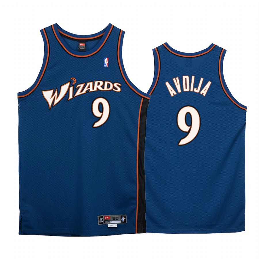 Washington Wizards Deni Avdija #9 Blue Throwback Jersey