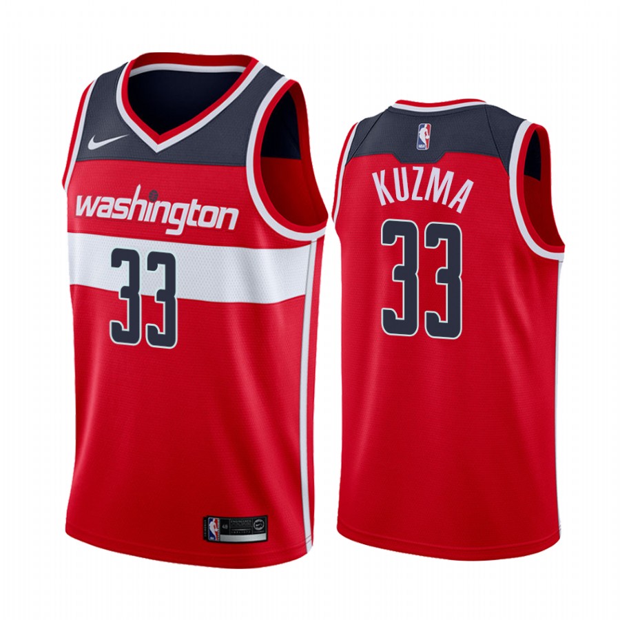 Washington Wizards Kyle Kuzma Red Icon Edition Jersey