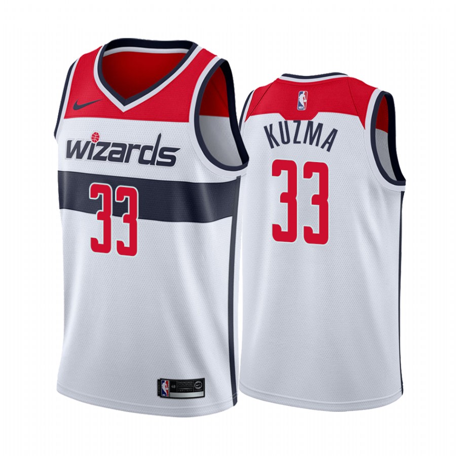 Washington Wizards Kyle Kuzma White Association Edition Jersey
