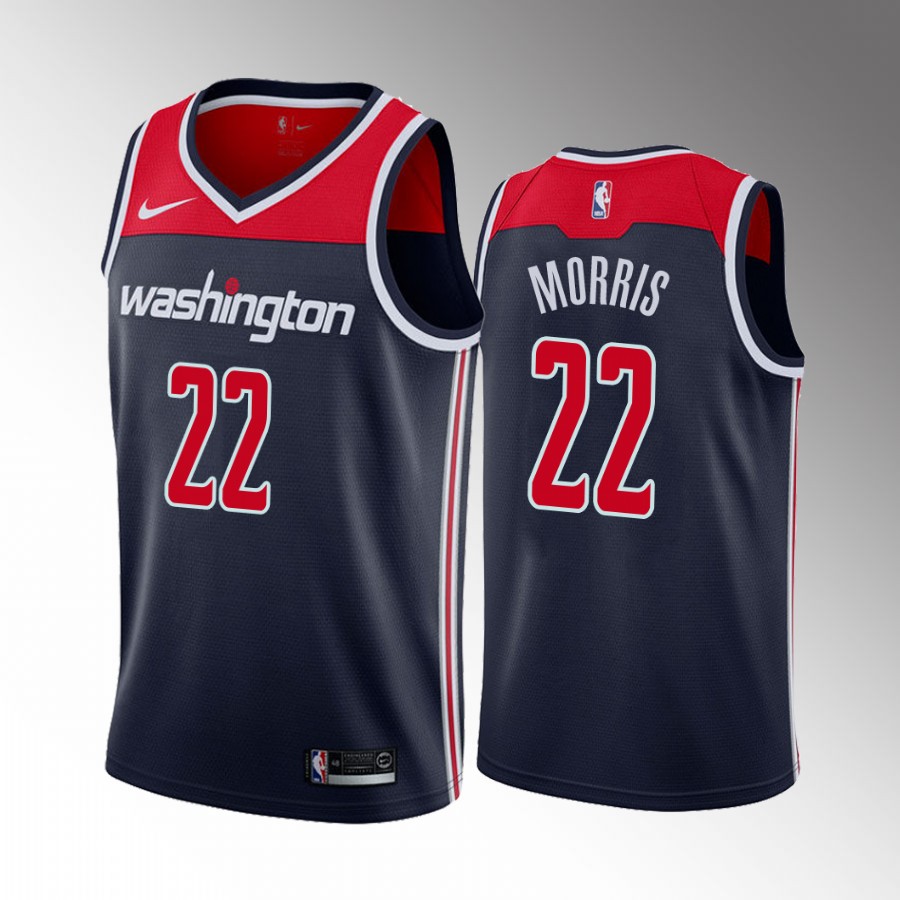Washington Wizards Monte Morris #22 Navy Statement Edition Jersey Swingman