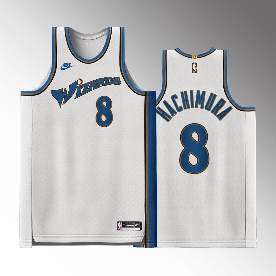 Washington Wizards Rui Hachimura #8 Classic Edition White Jersey