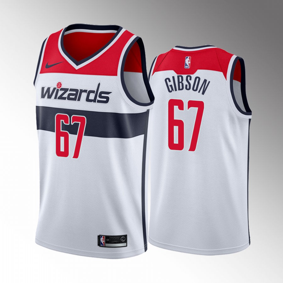 Washington Wizards Taj Gibson #67 Association Edition White Jersey Swingman