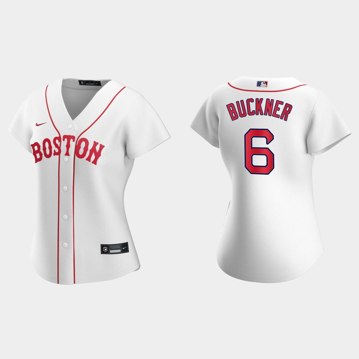Women Boston Red Sox Bill Buckner White Patriots' Day Jersey