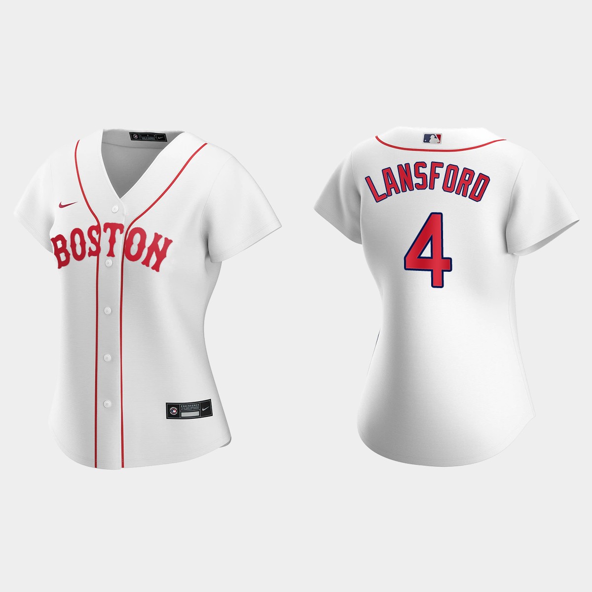 Women Boston Red Sox Carney Lansford White Patriots' Day Jersey
