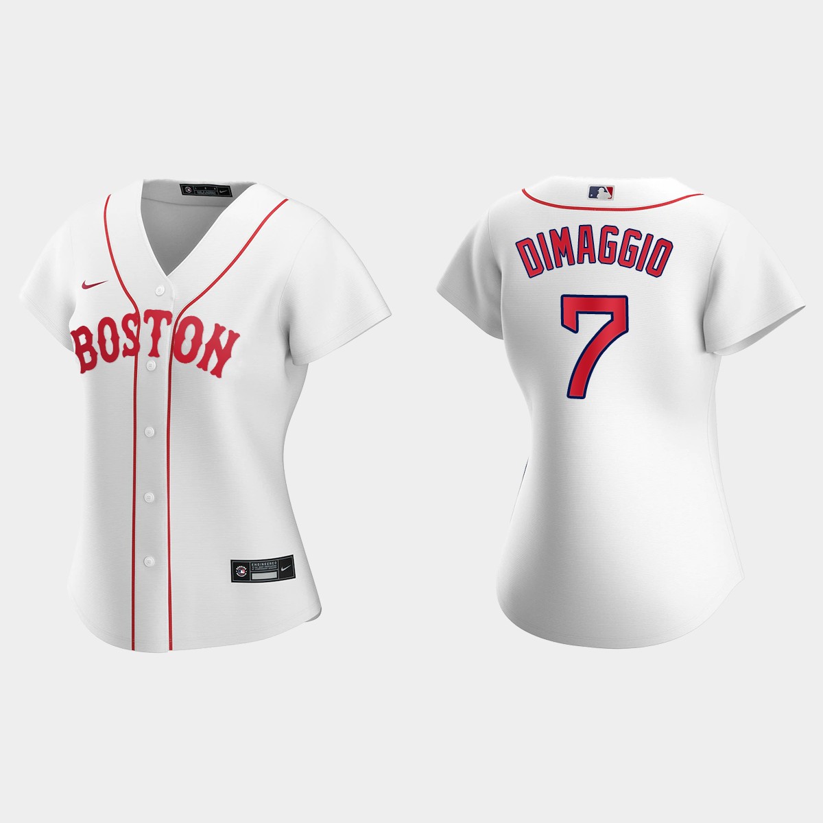 Women Boston Red Sox Dom DiMaggio White Patriots' Day Jersey