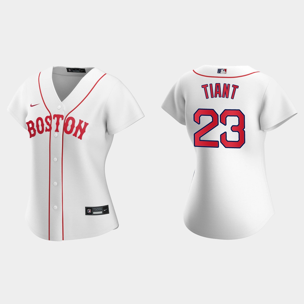 Women Boston Red Sox Luis Tiant White Patriots' Day Jersey