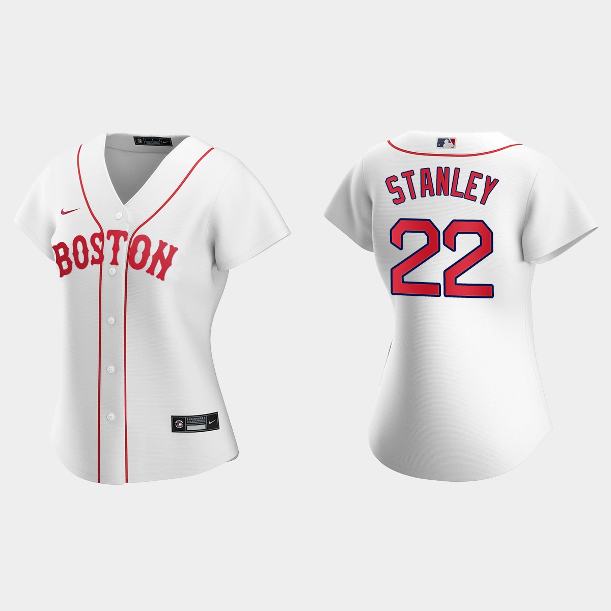 Women Boston Red Sox Mike Stanley White Patriots' Day Jersey