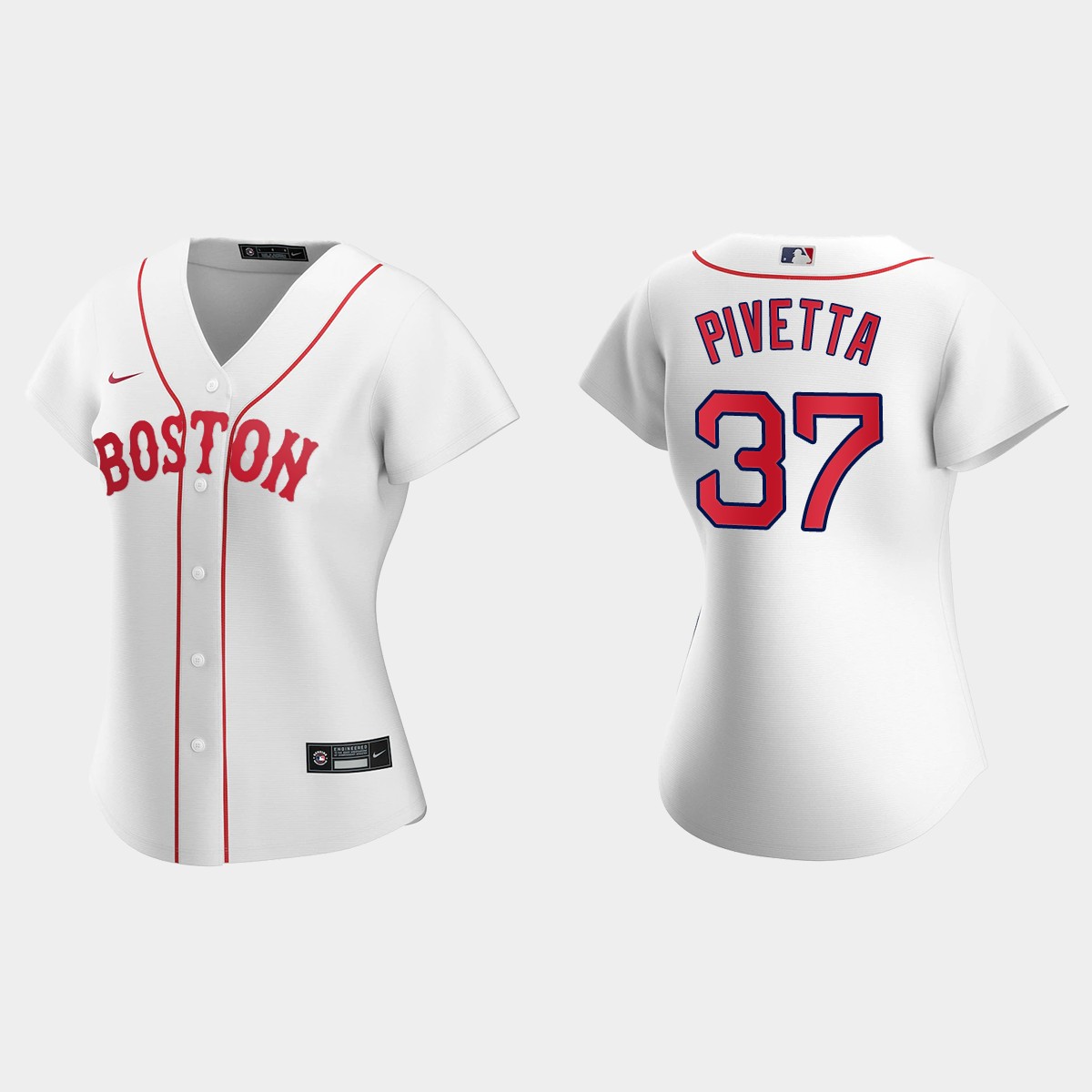 Women Boston Red Sox Nick Pivetta White Patriots' Day Jersey