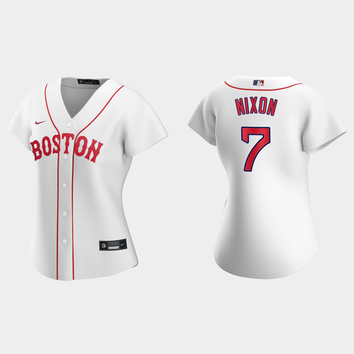 Women Boston Red Sox Trot Nixon White Patriots' Day Jersey