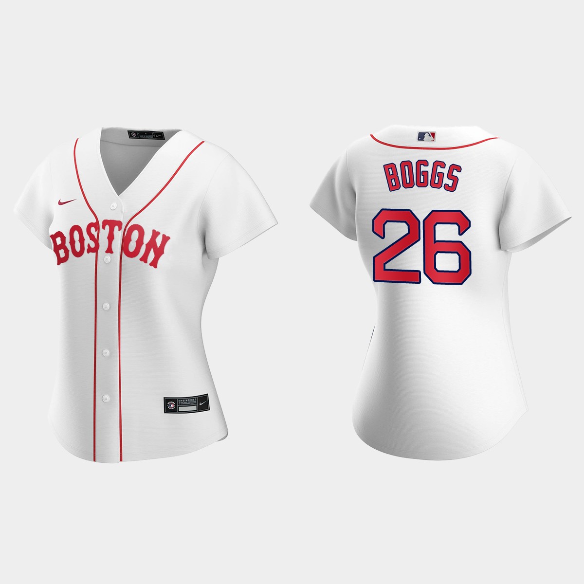 Women Boston Red Sox Wade Boggs White Patriots' Day Jersey