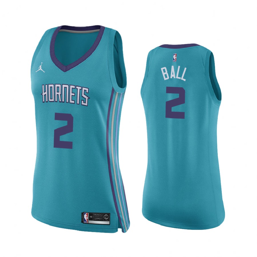 Women LaMelo Ball Charlotte Hornets Teal Icon Draft  Jersey