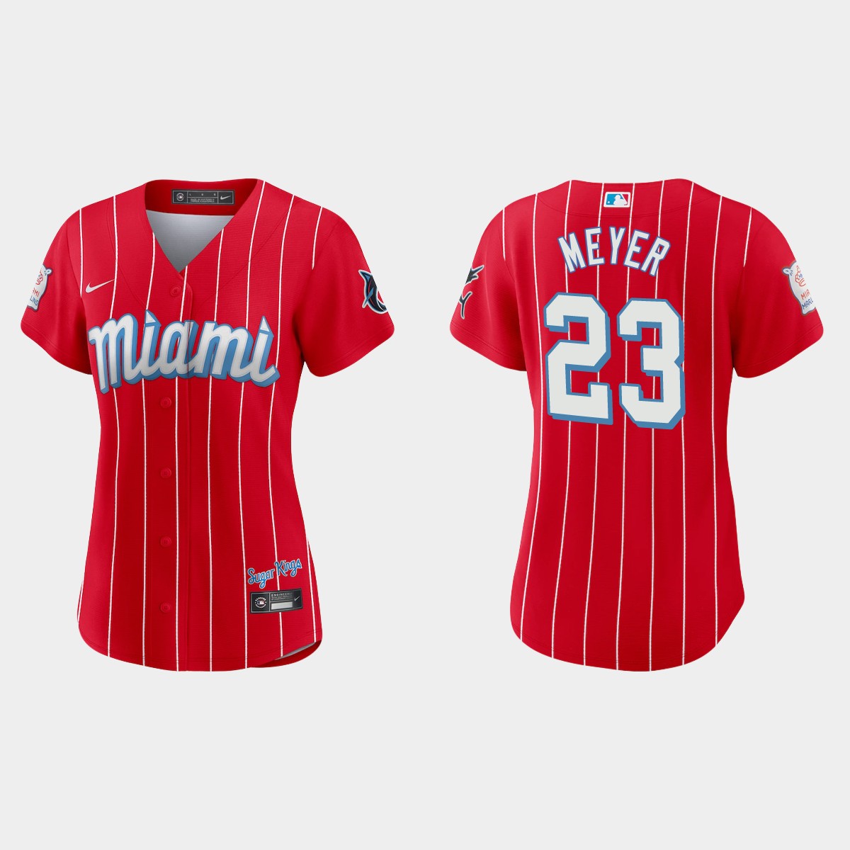 Women Miami Marlins Max Meyer Red City Connect Jersey