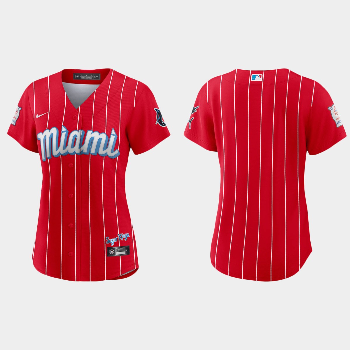 Women Miami Marlins Red City Connect Jersey