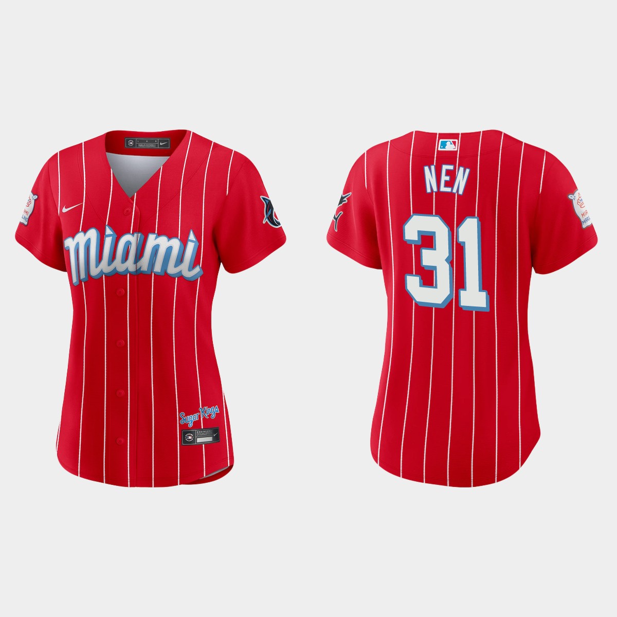 Women Miami Marlins Robb Nen Red City Connect Jersey