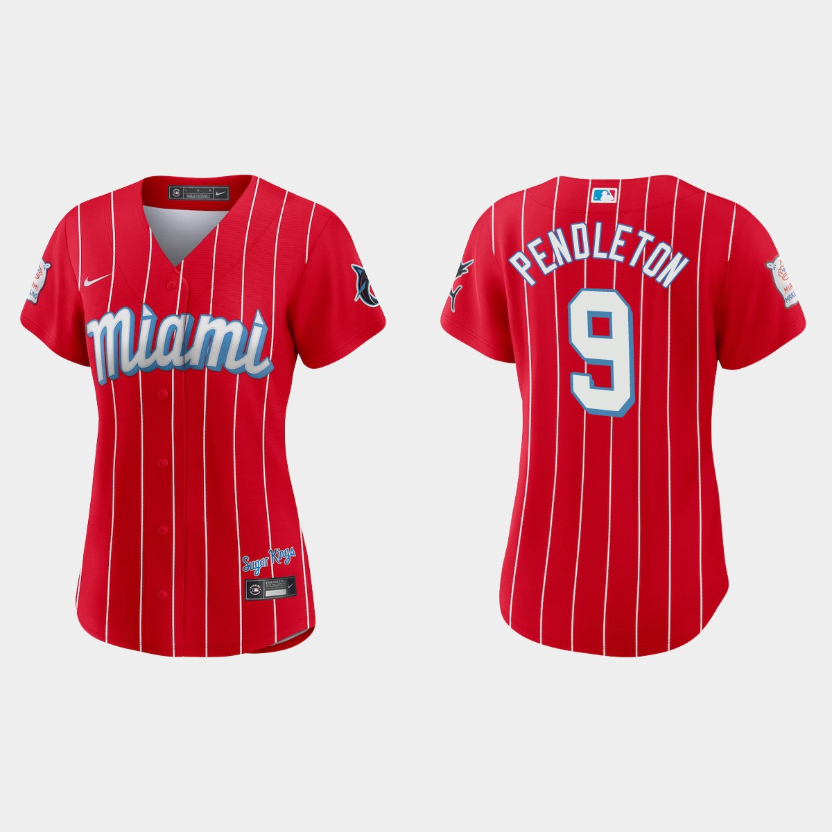 Women Miami Marlins Terry Pendleton Red City Connect Jersey