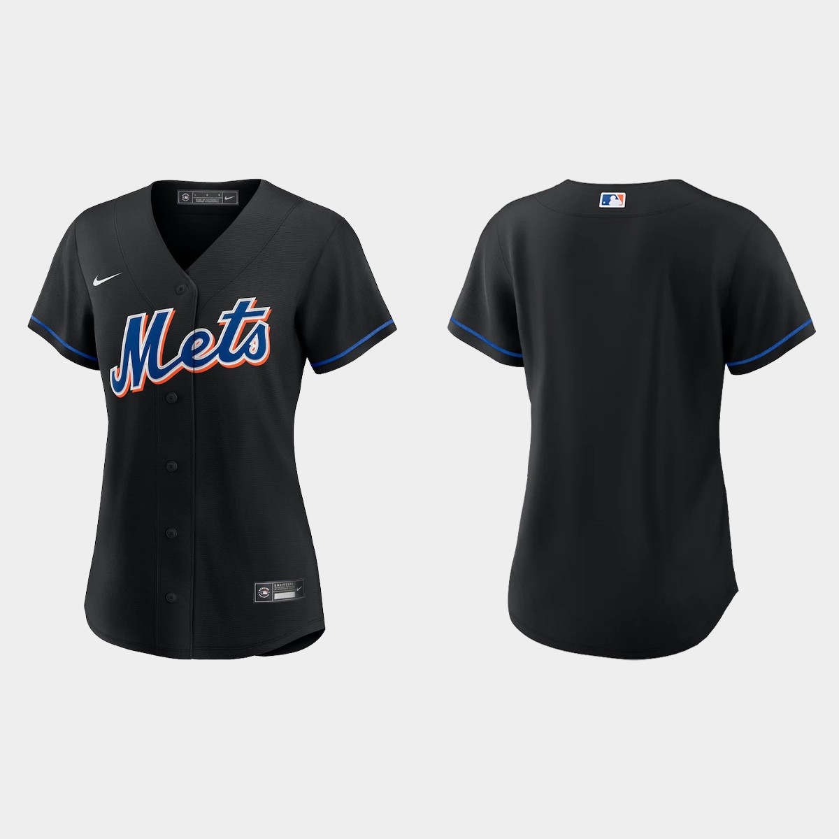 Women New York Mets Black Alternate Jersey