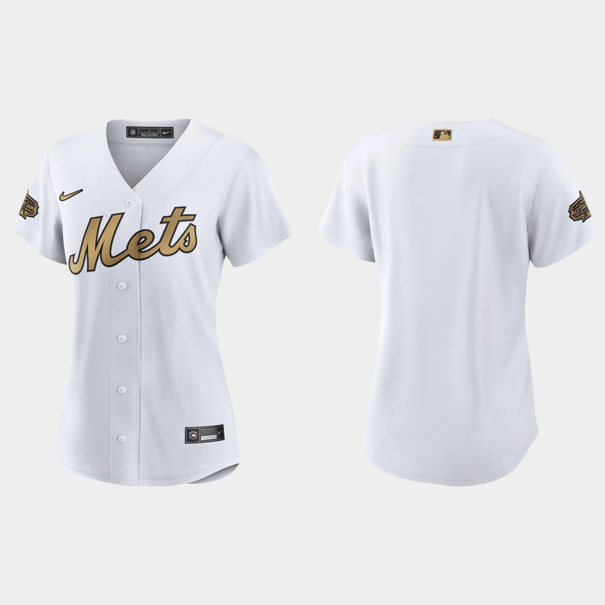 Women New York Mets White All-Star Game Jersey