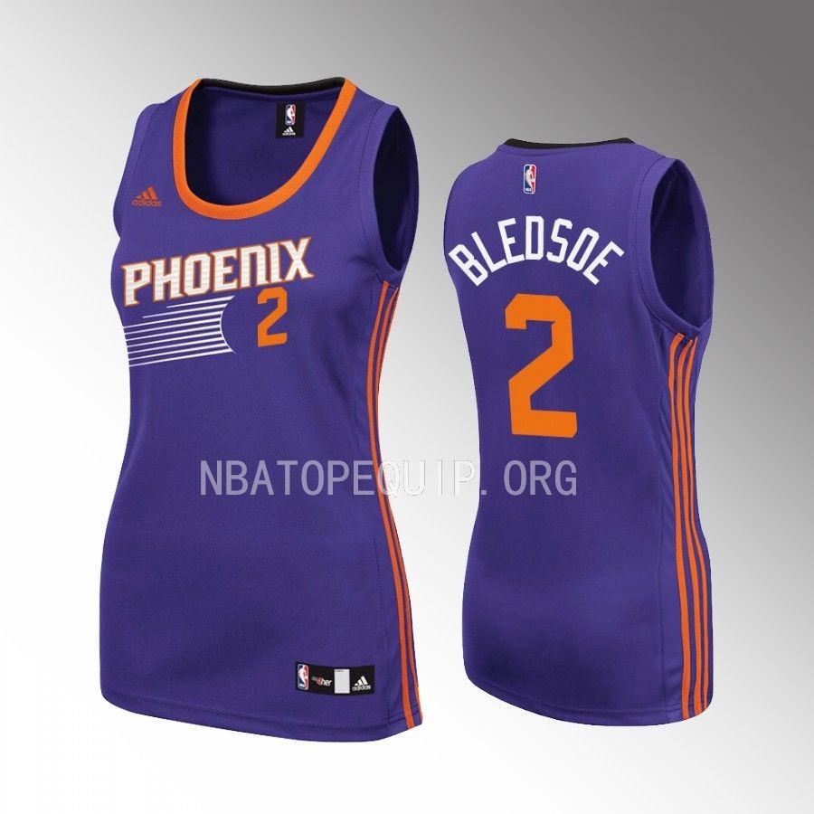 Women Phoenix Suns Eric Bledsoe Road #2 Purple Jersey