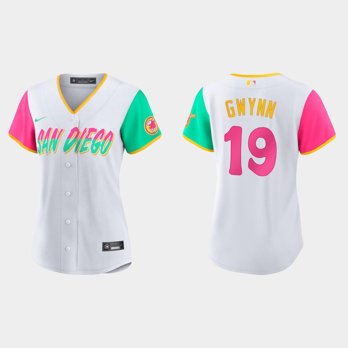 Women San Diego Padres Tony Gwynn White City Connect Jersey