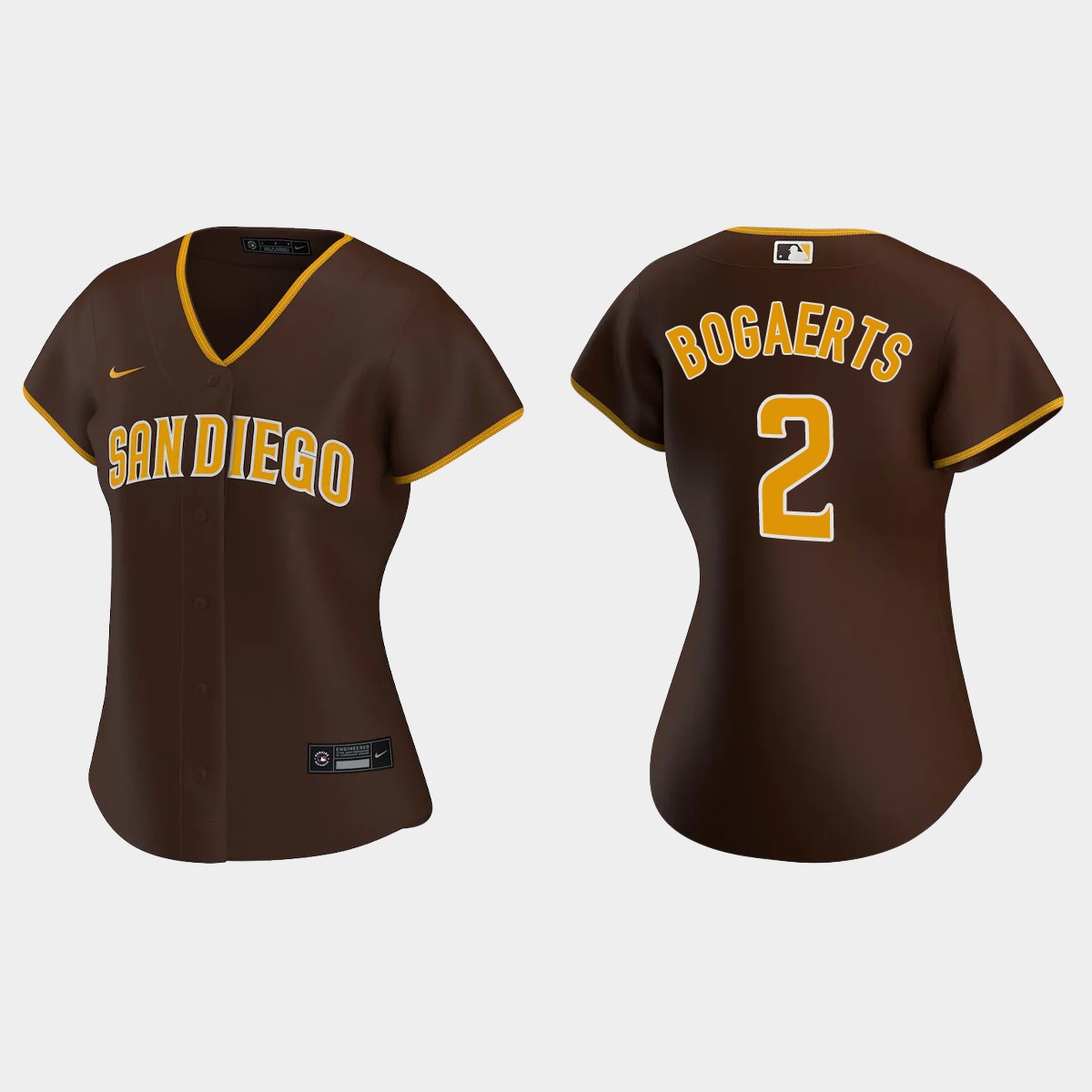 Women San Diego Padres Xander Bogaerts Brown Jersey