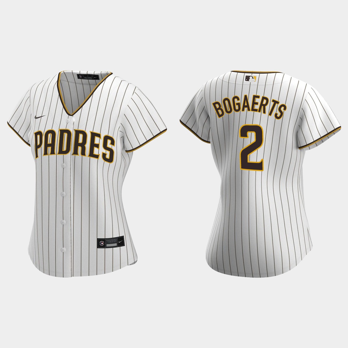 Women San Diego Padres Xander Bogaerts White Brown Jersey