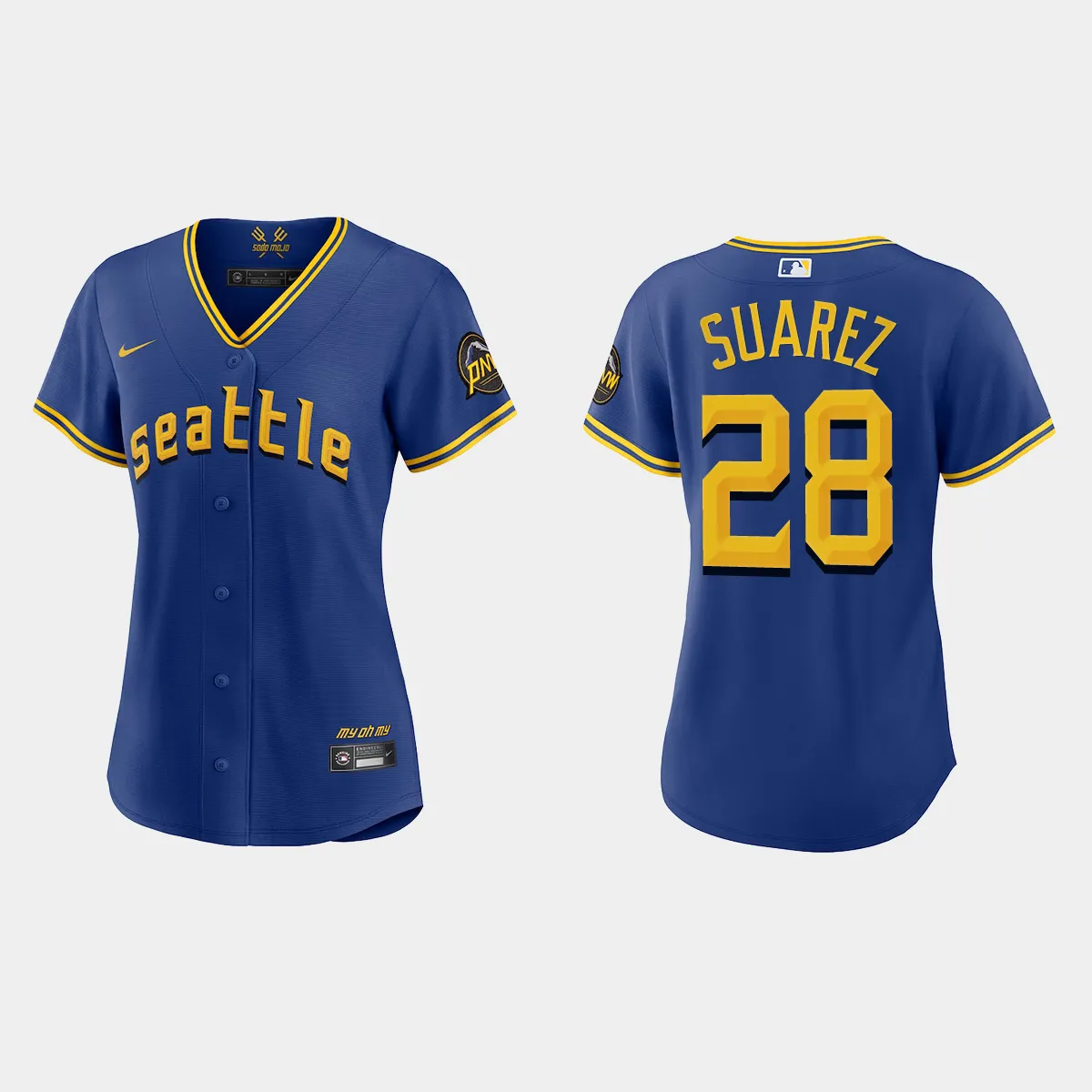Women Seattle Mariners Eugenio Suarez Royal City Connect Jersey