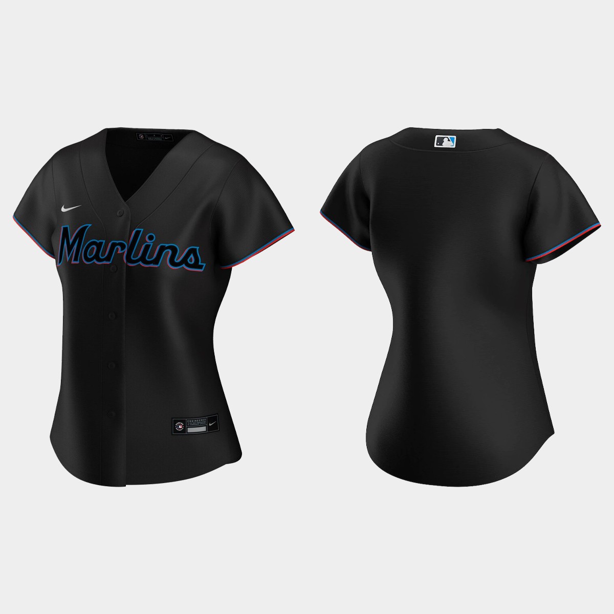 Women's Miami Marlins Alternate Jersey - Black