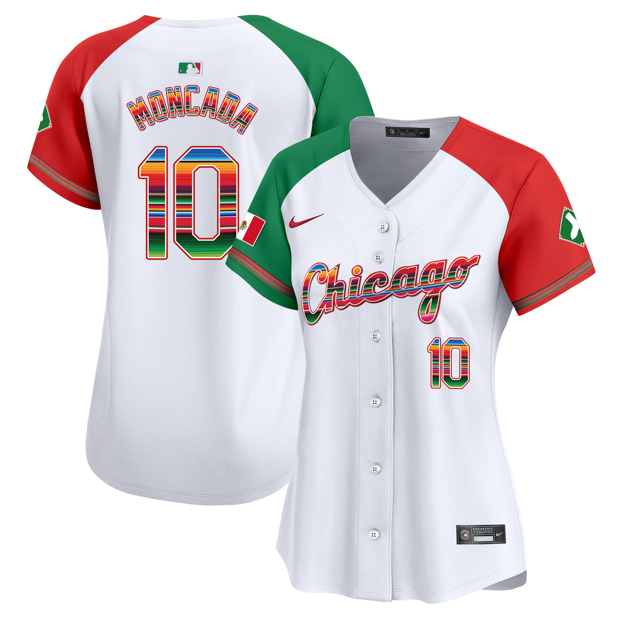 Yoan Moncada Women's Chicago White Sox Mexico Vapor Premier Limited V3 Alternate Jersey - All Stitched