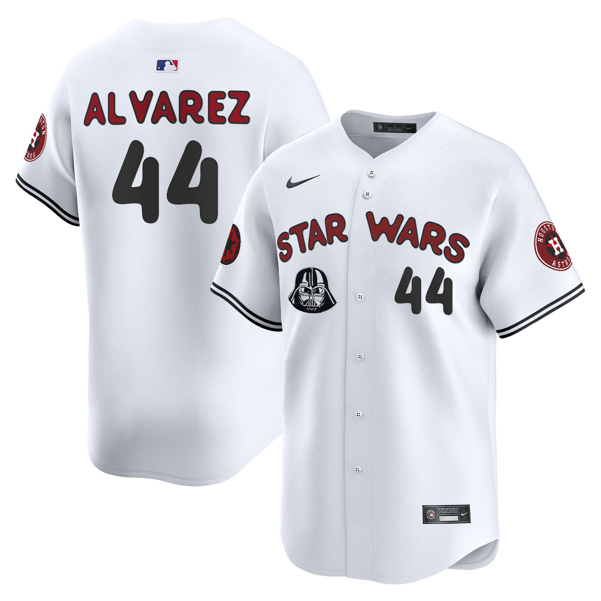 Yordan Álvarez Men's Houston Astros SW Vapor Premier Limited White Jersey - All Stitched