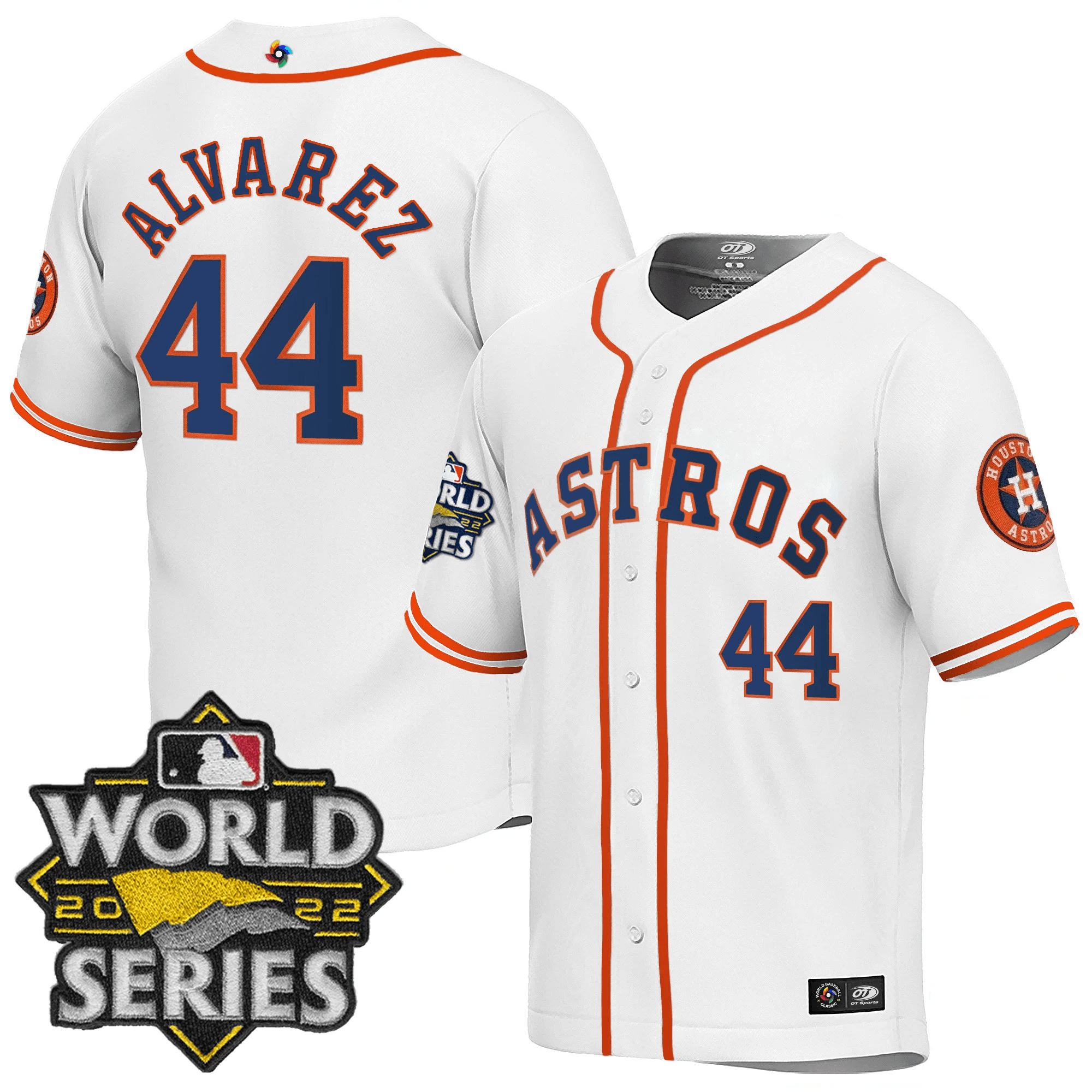 Yordan Álvarez Men's Houston Astros World Series Classic Home Jersey - All Stitched