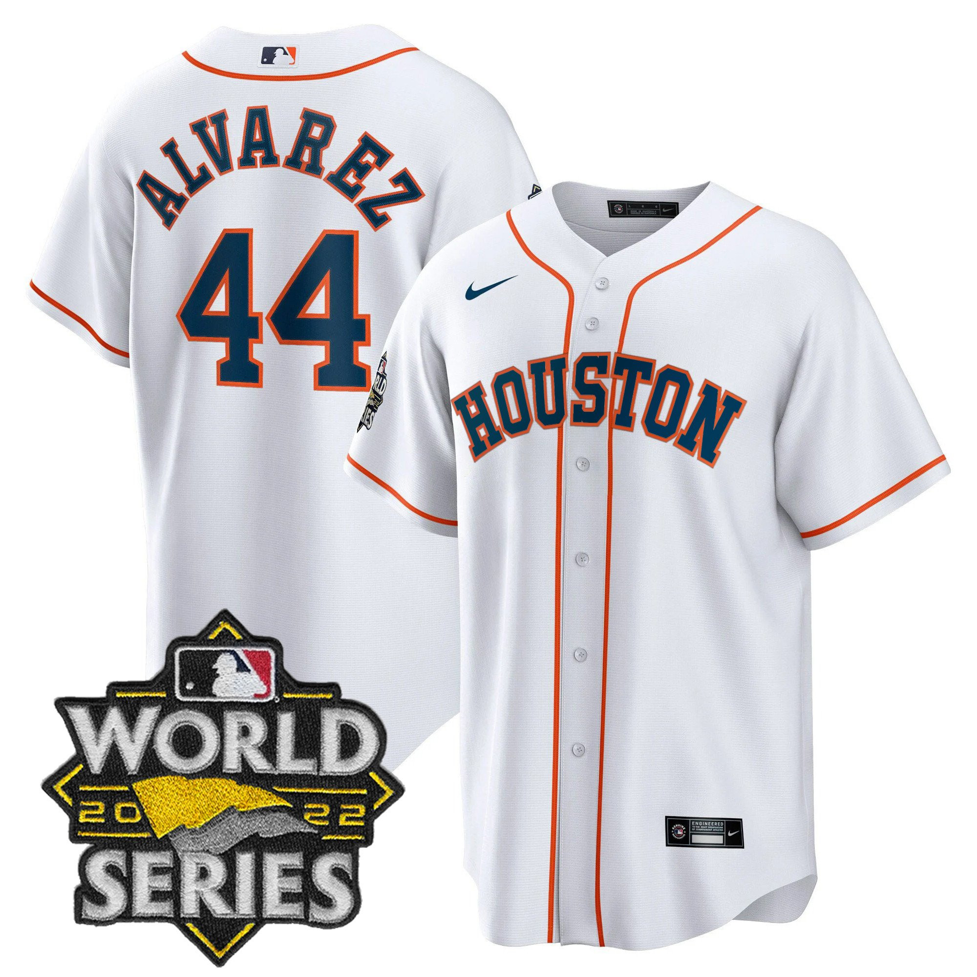 Yordan Álvarez Men's Houston Astros World Series Limited Cool Home Jersey - All Stitched